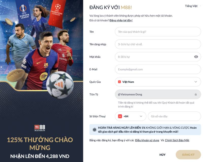 Mẹo săn phần thưởng hiệu quả tại M88